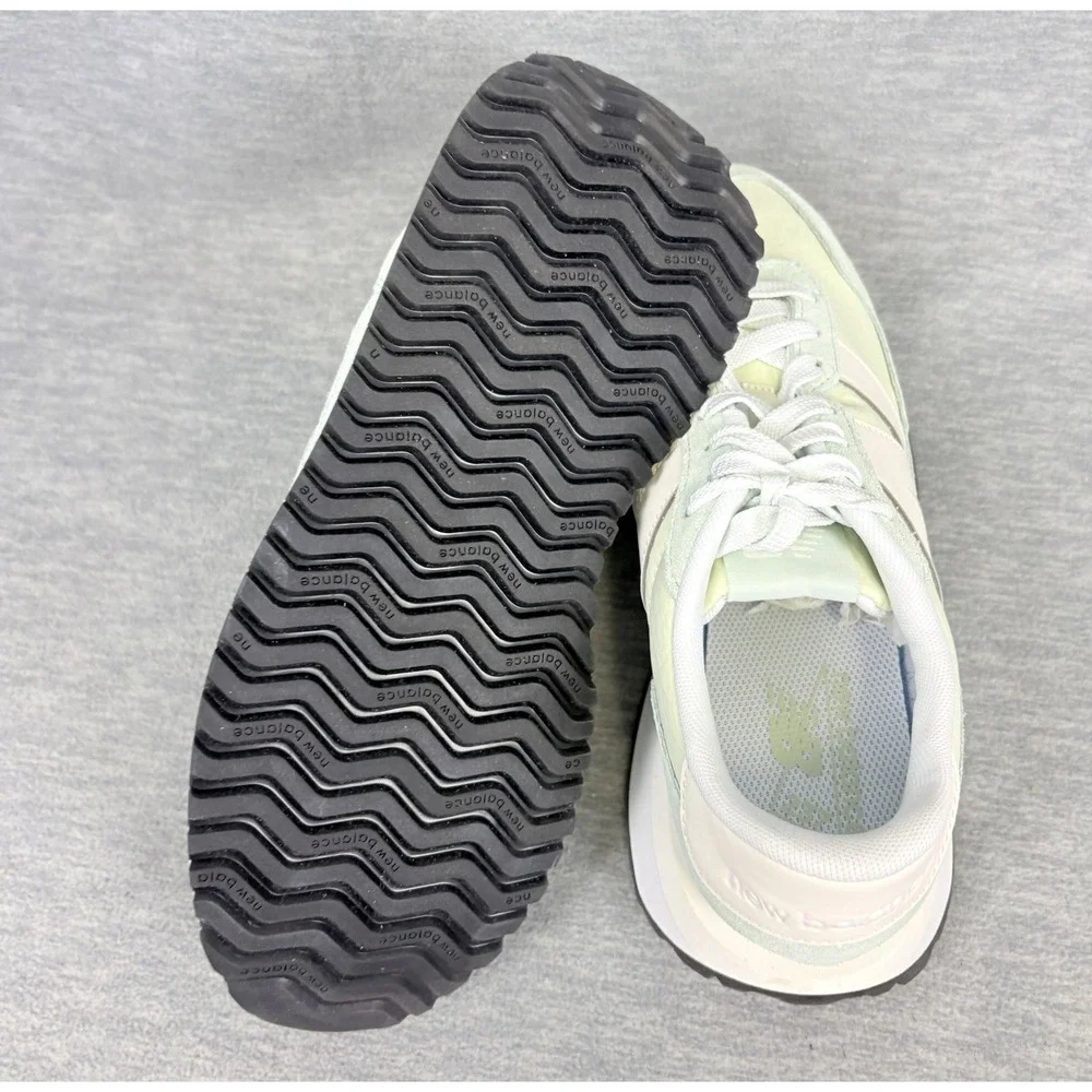 New Balance 237 Womens 9.5 Mint Green Cream Grey White Running Sneakers - Picture 6 of 11